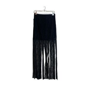 NWT! Marciano‎ black lace long skirt. Size small